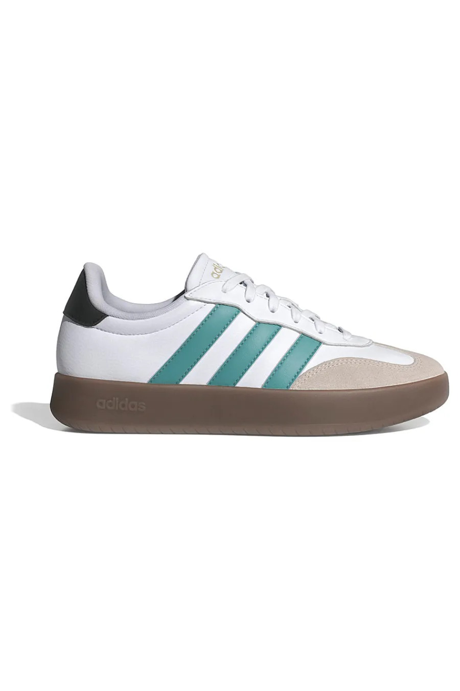 Sneakers bianche con strisce verdi e suola beige Barreda-ADIDAS