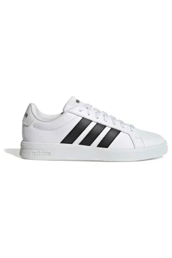 Sneakers bianche con strisce nere Adidas GRAND COURT BASE 3.0