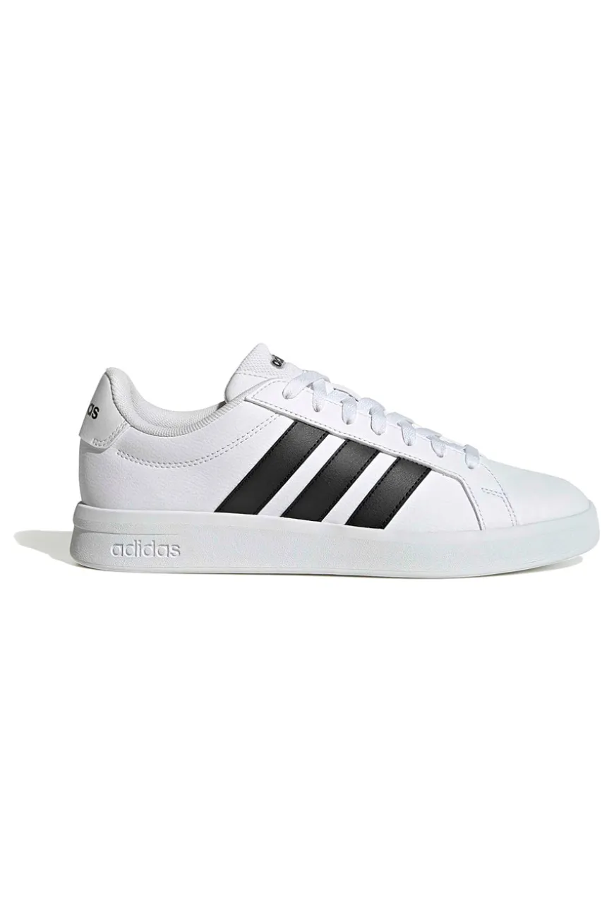 Sneakers bianche con strisce nere Adidas GRAND COURT BASE 3.0