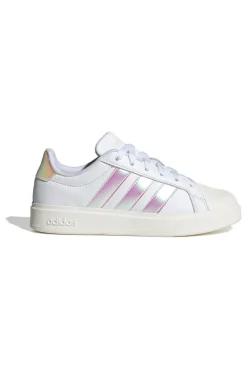 Sneakers bianche con strisce iridescenti e punta a conchiglia Streettalk J-ADIDAS Sale