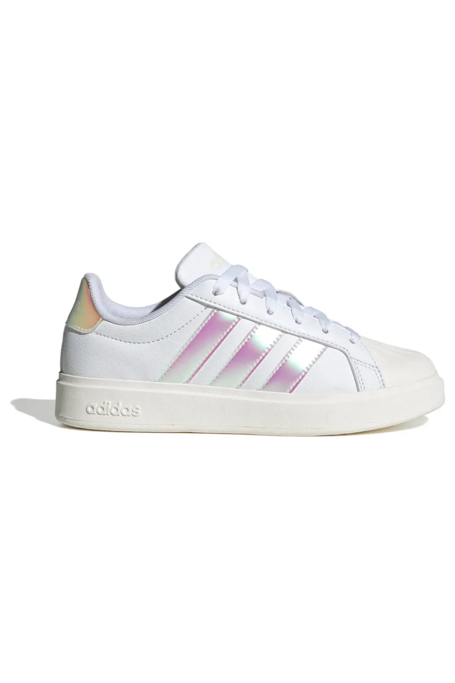 Sneakers bianche con strisce iridescenti e punta a conchiglia Streettalk J-ADIDAS Sale
