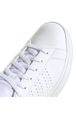 Sneakers bianche con strisce traforate in materiale riciclato Advantage Base 2-ADIDAS Outlet