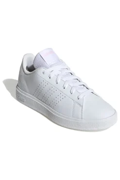 Sneakers bianche con strisce traforate in materiale riciclato Advantage Base 2-ADIDAS Outlet