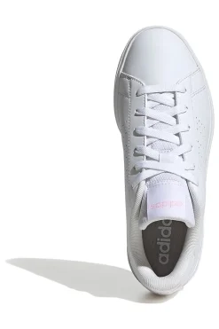 Sneakers bianche con strisce traforate in materiale riciclato Advantage Base 2-ADIDAS Outlet