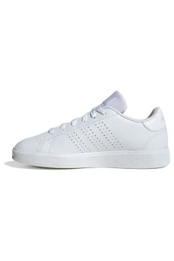 Sneakers bianche con strisce traforate in materiale riciclato Advantage Base 2-ADIDAS Outlet