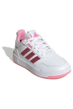 Sneakers bianche con strisce rosa metallizzate e suola antitraccia Tensaur Sport 3.0 K-ADIDAS