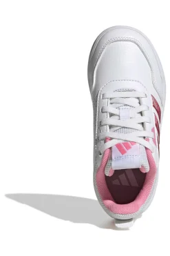 Sneakers bianche con strisce rosa metallizzate e suola antitraccia Tensaur Sport 3.0 K-ADIDAS