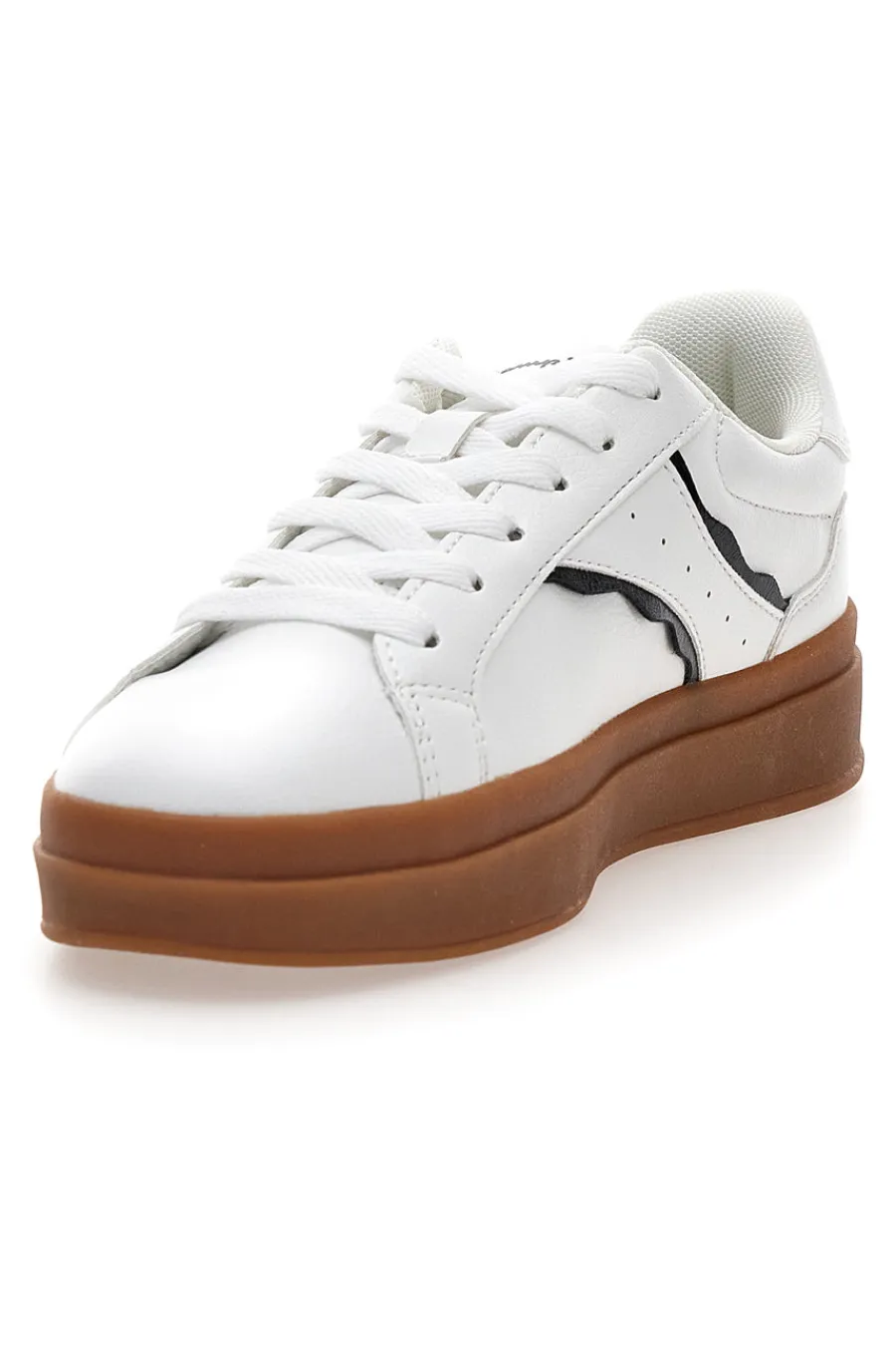 Sneakers bianche con suola marrone PRESTIGE PLATFORM-CHAMPION Online
