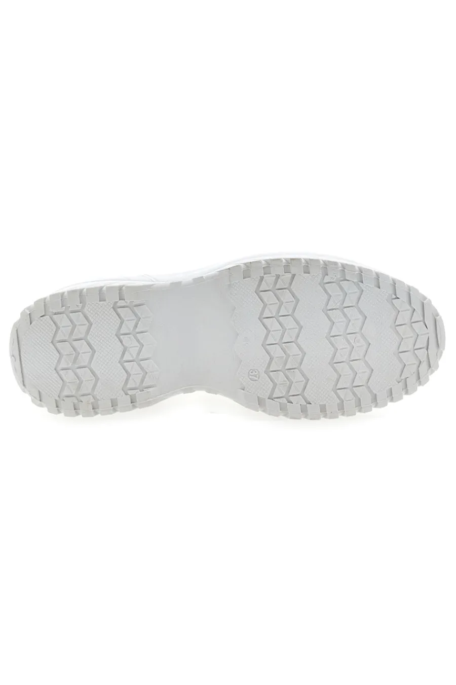 Sneakers Bianche Con Suola Platform Bianca FY7601-FREDDY Outlet