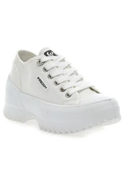 Sneakers Bianche Con Suola Platform Bianca FY7601-FREDDY Outlet