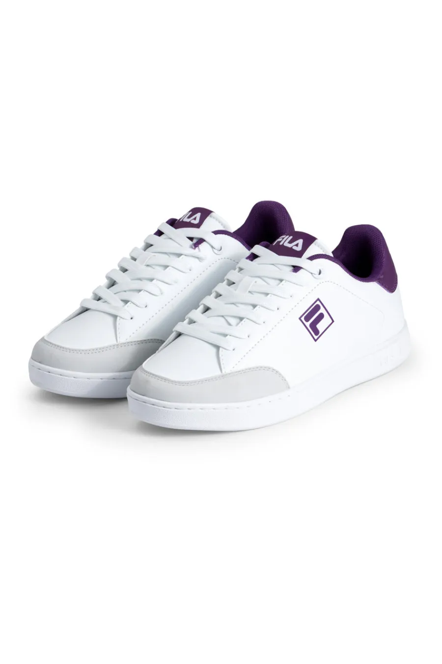 Sneakers bianche dettagli viola Courtbay-FILA Best