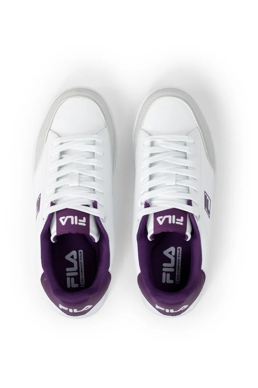 Sneakers bianche dettagli viola Courtbay-FILA Best