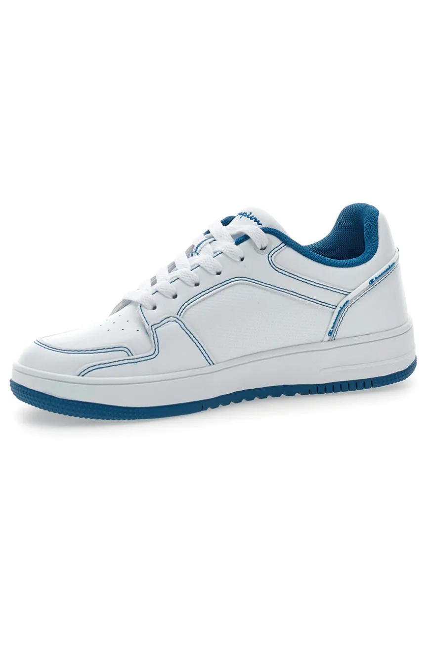 Sneakers Bianche e Azzurre Champion RD18 2 Low B Gs