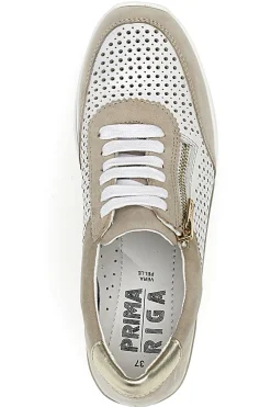 Sneakers Bianche e Beige 21668FAST-PRIMA RIGA Clearance