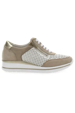 Sneakers Bianche e Beige 21668FAST-PRIMA RIGA Clearance