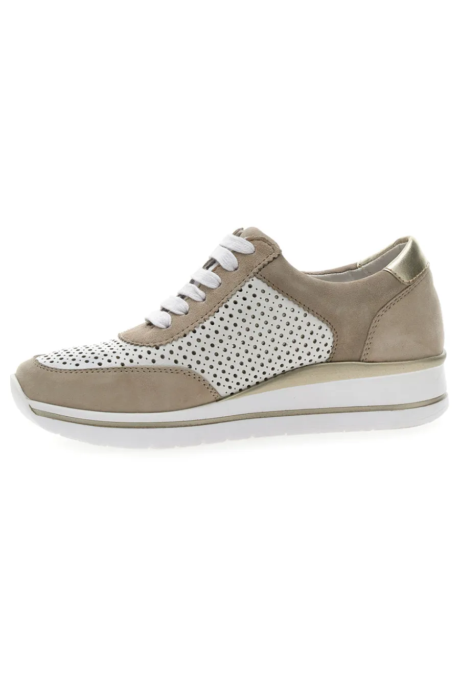 Sneakers Bianche e Beige 21668FAST-PRIMA RIGA Clearance
