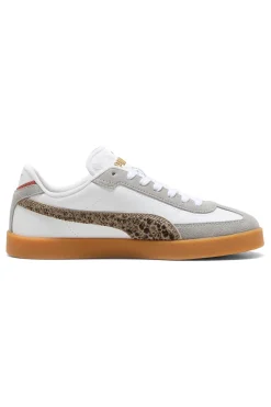 Sneakers bianche e grigie con dettagli animalier suola beige Club II Era Animal Flair-PUMA Hot