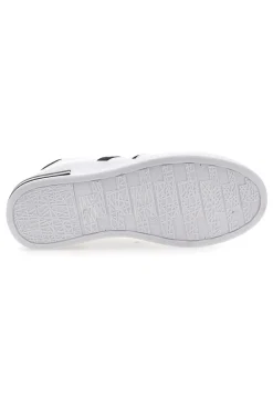 Sneakers bianche e nere con lacci BK2450-CAFE' COST
