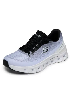 Sneakers bianche e nere con memory foam Glide-step pro soft mirage-SKECHERS