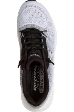 Sneakers bianche e nere con memory foam Glide-step pro soft mirage-SKECHERS