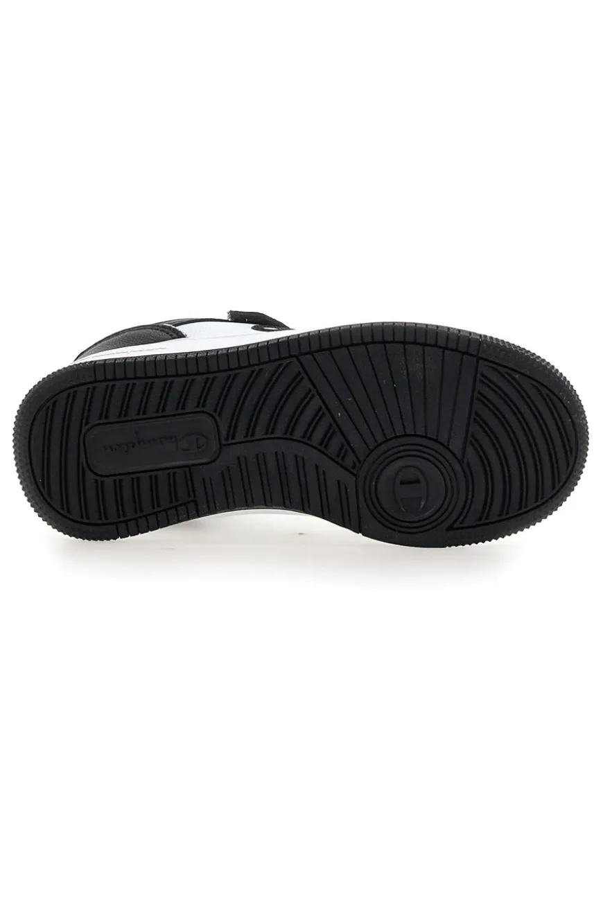 Sneakers bianche e nere con strappo Champion RD18 2.0 Low B PS