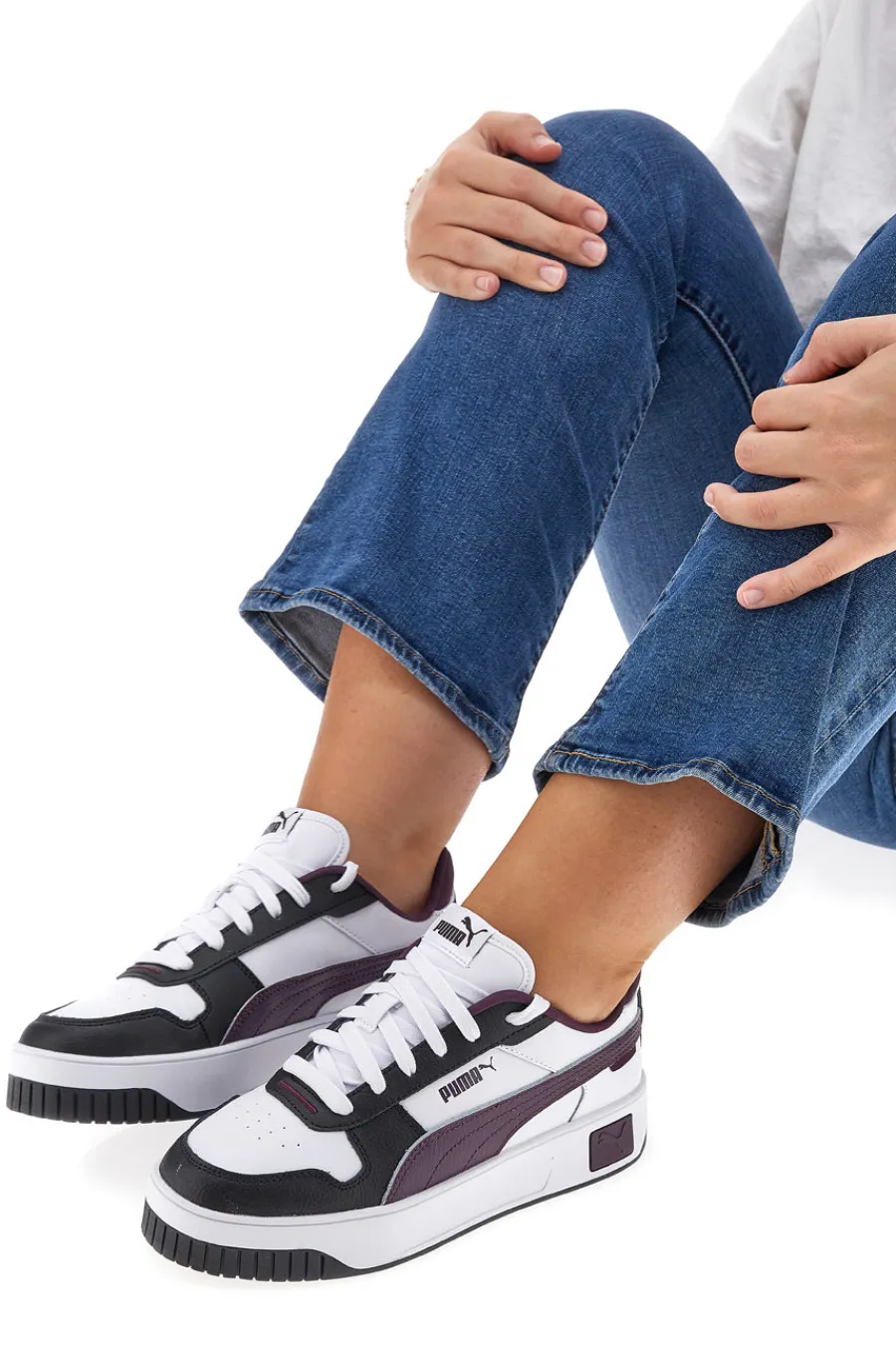 Sneakers Bianche e Nere Carina Street-PUMA New