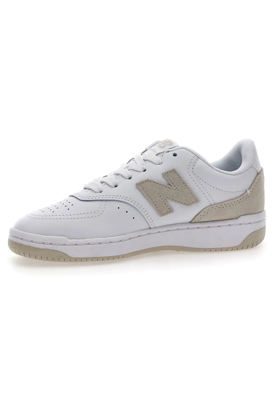 Sneakers bianche e oro con tomaia traforata BB80RTG-NEW BALANCE Clearance