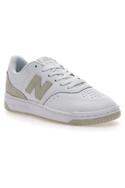 Sneakers bianche e oro con tomaia traforata BB80RTG-NEW BALANCE Clearance