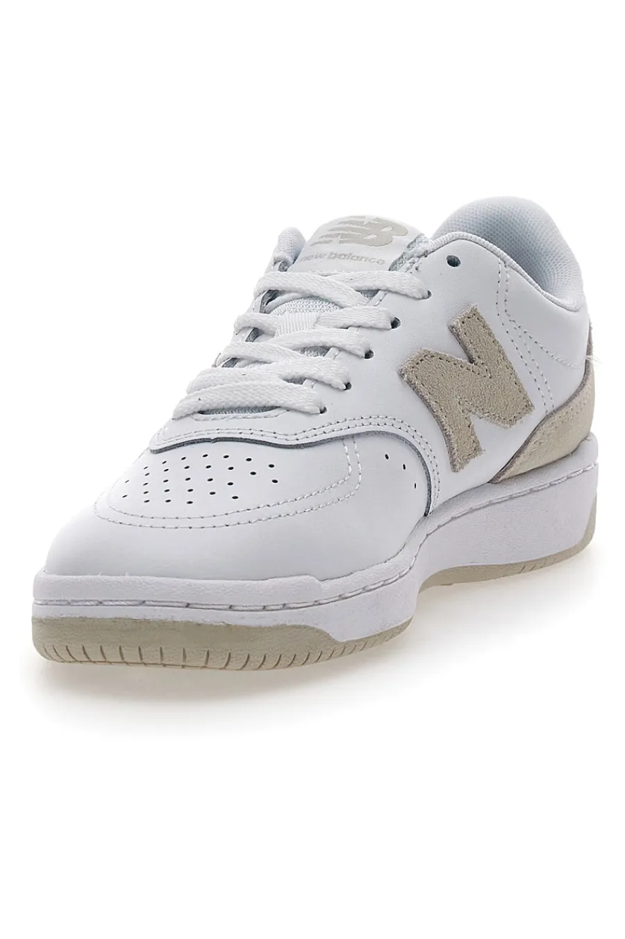 Sneakers bianche e oro con tomaia traforata BB80RTG-NEW BALANCE Clearance