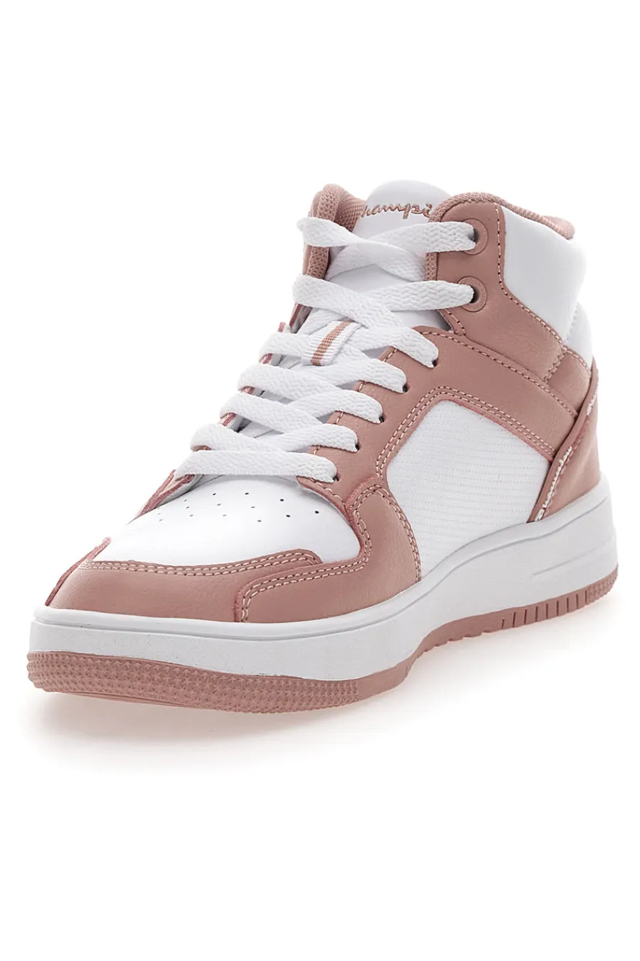 Sneakers Bianche e Rosa Rebound 2 Mid-CHAMPION Online