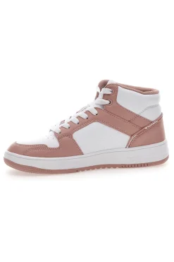 Sneakers Bianche e Rosa Rebound 2 Mid-CHAMPION Online