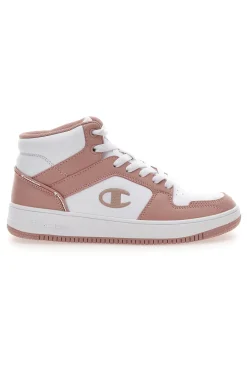 Sneakers Bianche e Rosa Rebound 2 Mid-CHAMPION Online