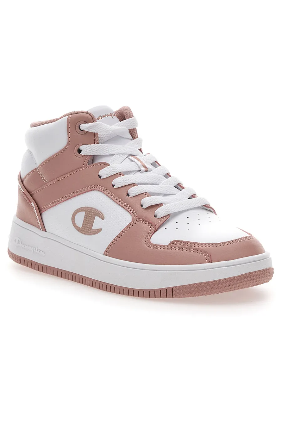 Sneakers Bianche e Rosa Rebound 2 Mid-CHAMPION Online