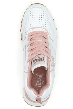Sneakers Bianche e Rosa Con Platform Ev129-EVERLAST