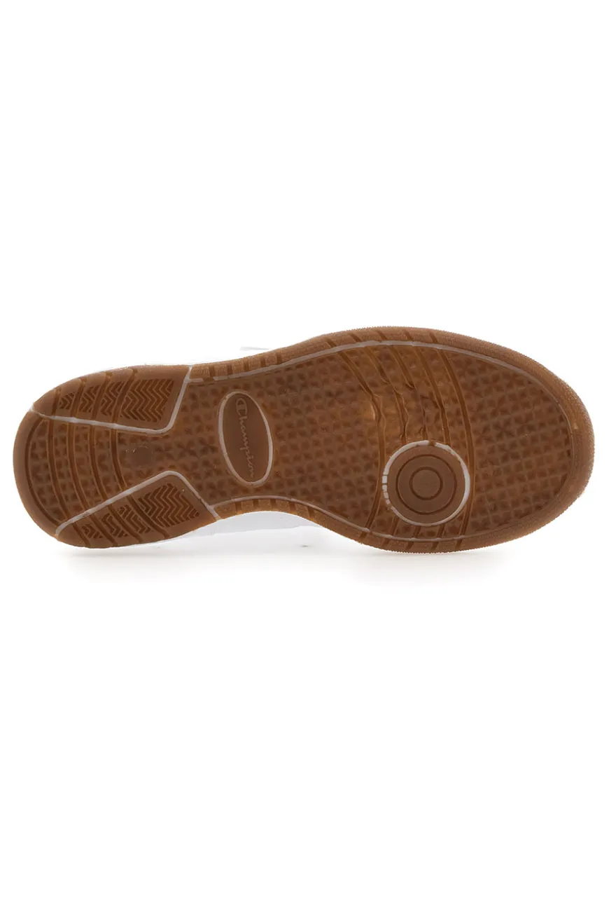 Sneakers Bianche e Rosa Con Strappo in Velcro Champion CLY 87 G PS