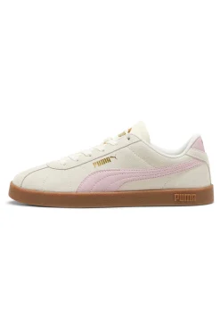 Sneakers Bianche e Rosa con Tomaia in Pelle Club II-PUMA Hot