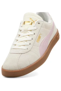 Sneakers Bianche e Rosa con Tomaia in Pelle Club II-PUMA Hot