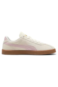 Sneakers Bianche e Rosa con Tomaia in Pelle Club II-PUMA Hot