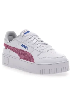 Sneakers Bianche e Rosa Puma Carina Street Deep Dive Jr