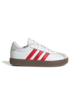 Sneakers Bianche e Rosse VL Court 3-ADIDAS Discount