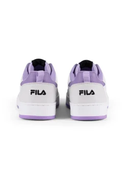 Sneakers Bianche e Suola Lilla Raga Wmn-FILA Best