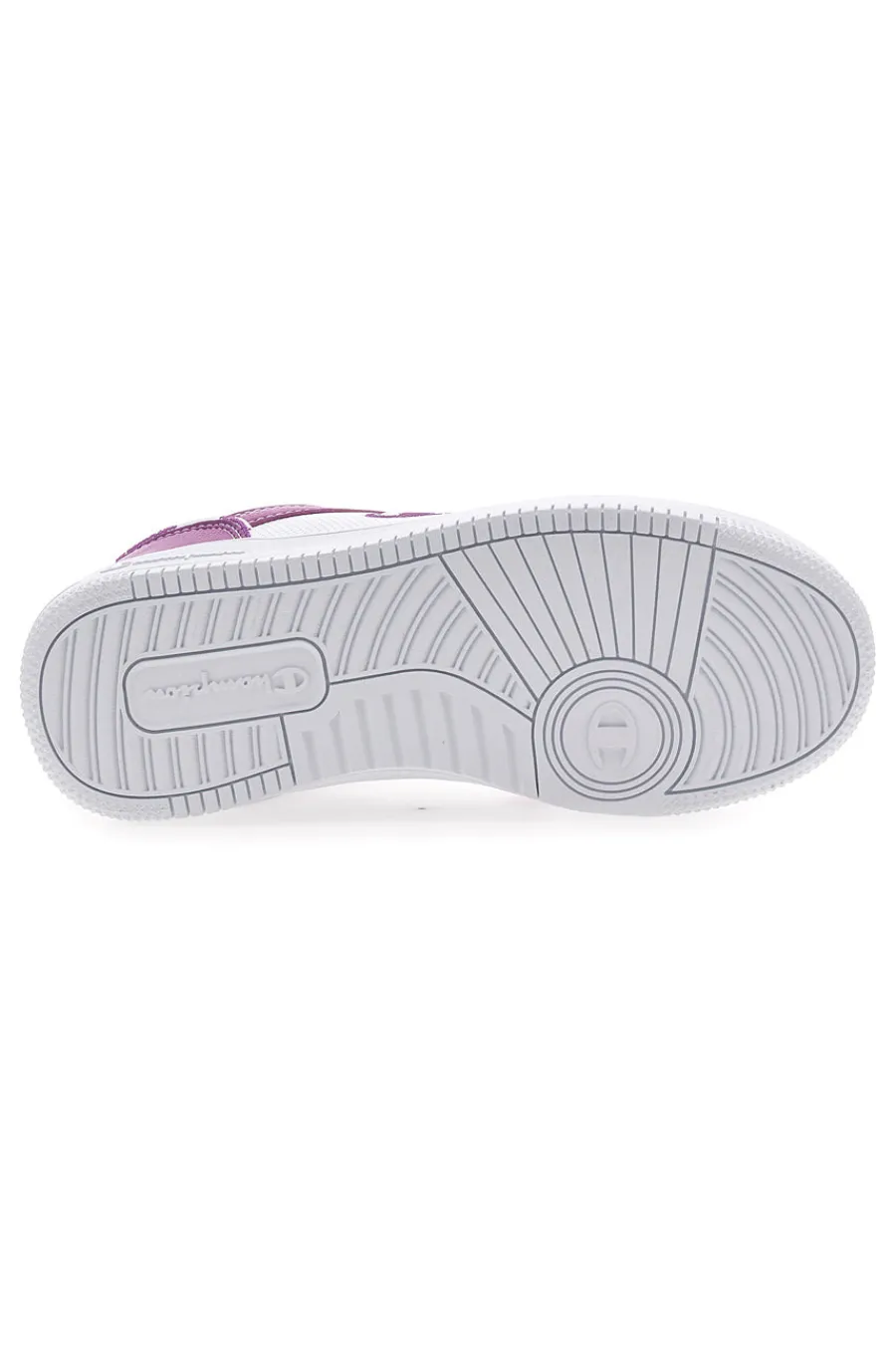 Sneakers Bianche e Viola Con Logo Laterale RD18 2 LOW-CHAMPION Sale