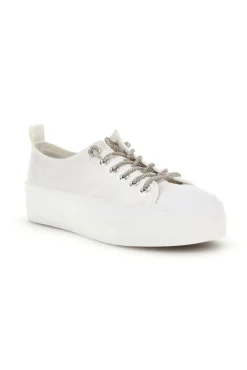 Sneakers bianche in materiale sintetico con lacci decorativi CONV3-ENERGY Online