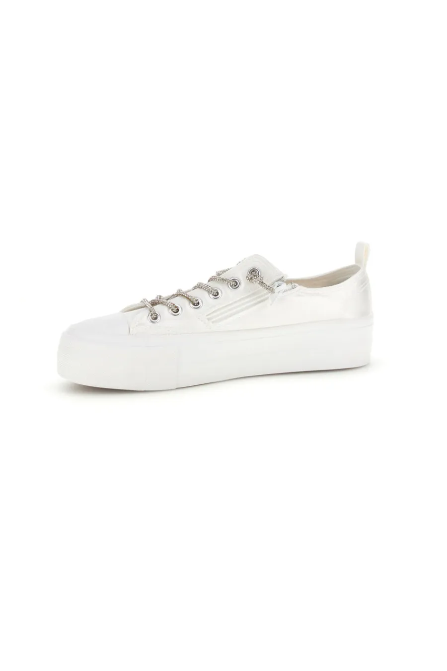 Sneakers bianche in materiale sintetico con lacci decorativi CONV3-ENERGY Online