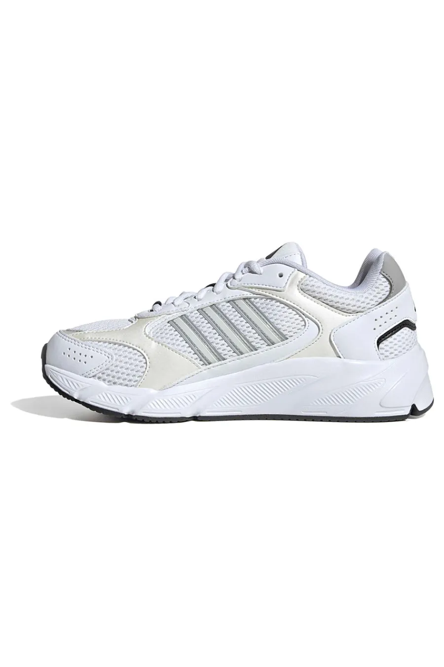 Sneakers bianche in mesh con dettagli argento e suola Cloudfoam Crazychaos 2000-ADIDAS Hot