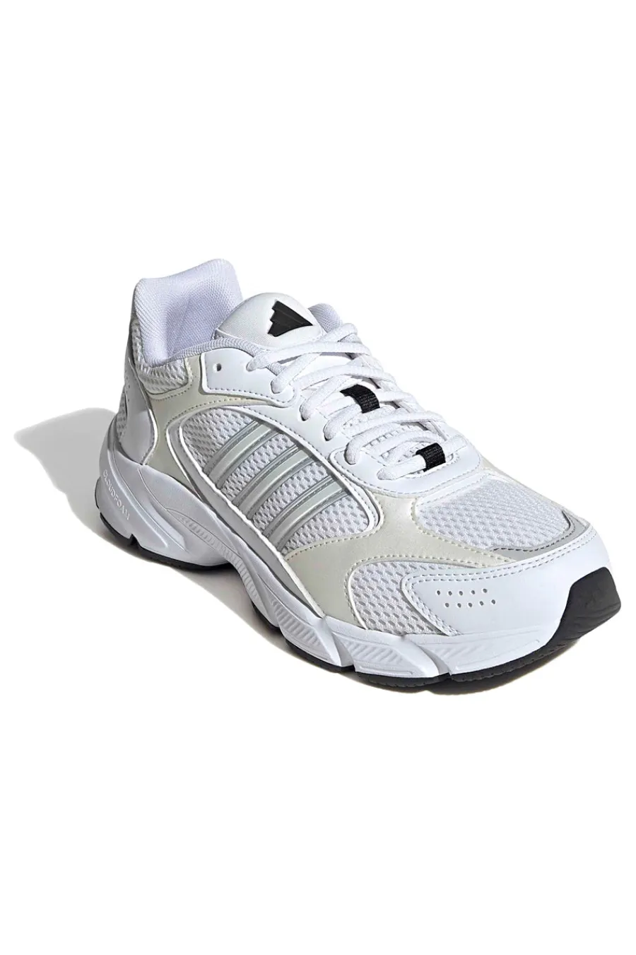Sneakers bianche in mesh con dettagli argento e suola Cloudfoam Crazychaos 2000-ADIDAS Hot