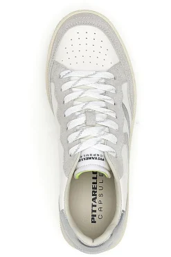 Sneakers bianche in pelle con action leather riciclata BT261130001-PITTARELLO CAPSULE Clearance