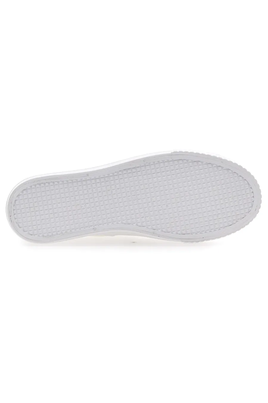 Sneakers Bianche in Tela con Lacci Colorati Me & Me 1878-ME u0026 ME Clearance