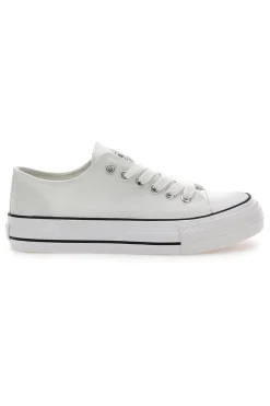 Sneakers Bianche In Tela da Donna 2137-EVERLAST Sale