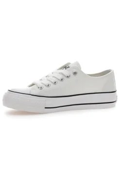 Sneakers Bianche In Tela da Donna 2137-EVERLAST Sale